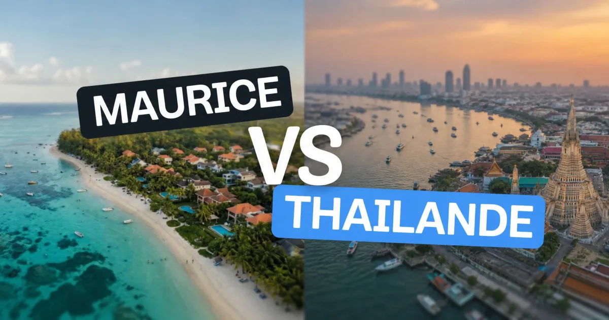 Maurice vs Thaïlande comparatif expatriation