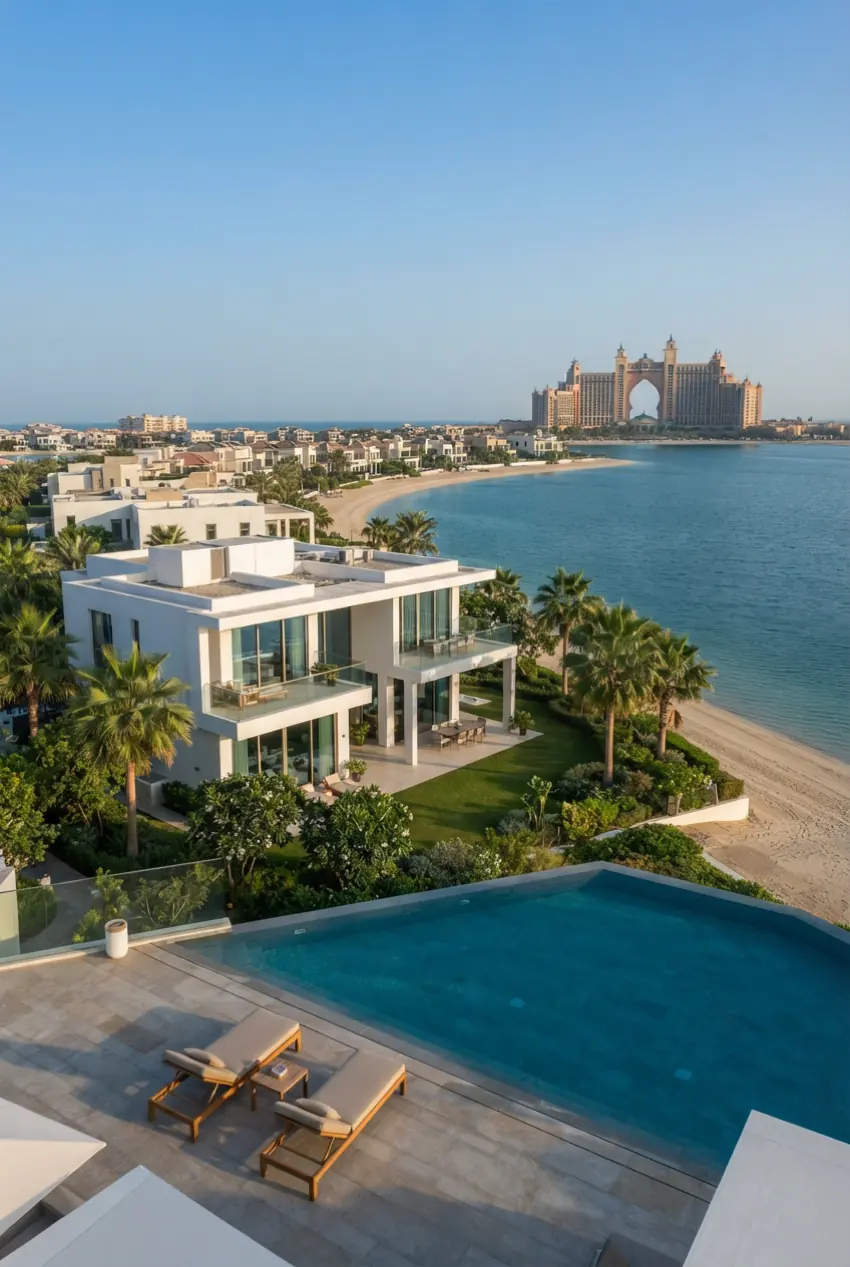 Villa de standing en bord de mer à Dubaï